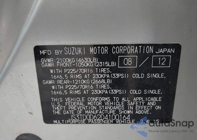 JS3TD0D62D4100164: 43686836