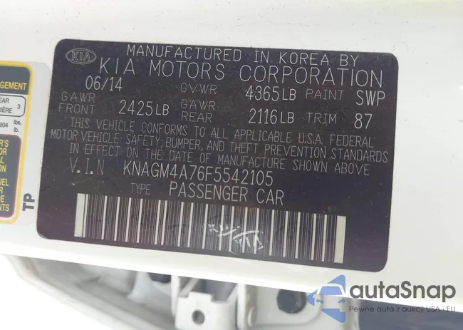 KNAGM4A76F5542105: 43686838