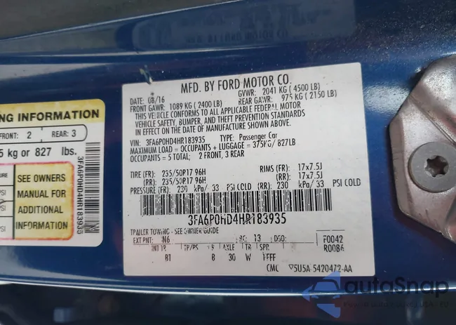 3FA6P0HD4HR183935: 43686852