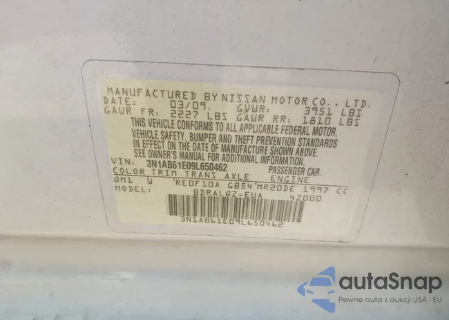 3N1AB61E09L650462: 43686952