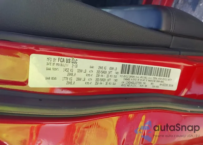 3C4PDCAB9JT446950: 43687023