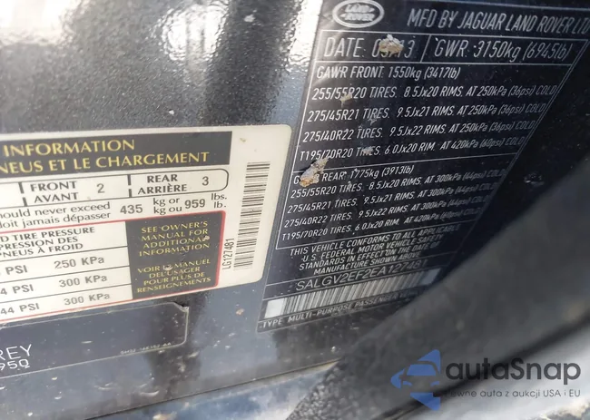 SALGV2EF2EA127481: 43687060