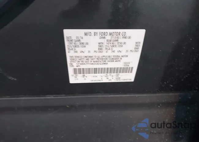 1FM5K7FH8GGD22968: 43687106