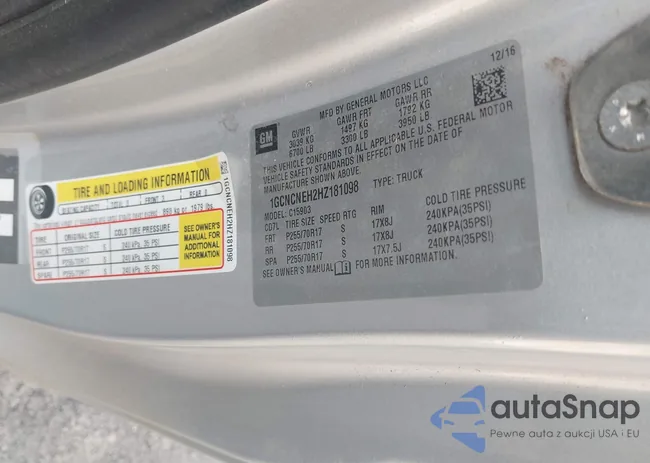 1GCNCNEH2HZ181098: 43688321