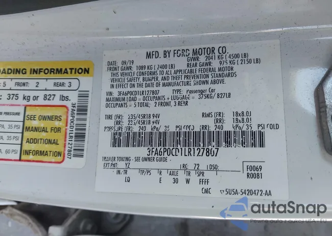 3FA6P0LU1JR117372: 43688331