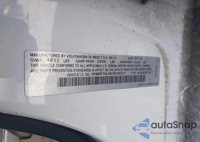 3VWDP7AJ9CM309137: 43688385