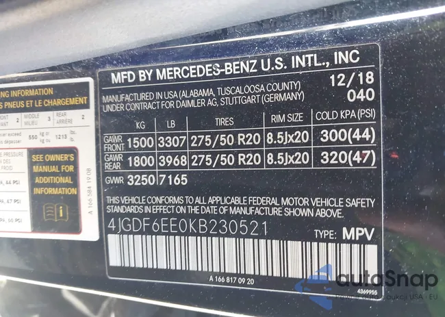 4JGDF6EE0KB230521: 43688700