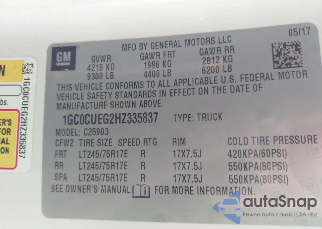 1GC0CUEG2HZ335837: 43687856