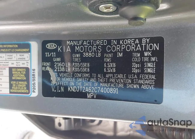 KNDJT2A62C7400891: 43687908