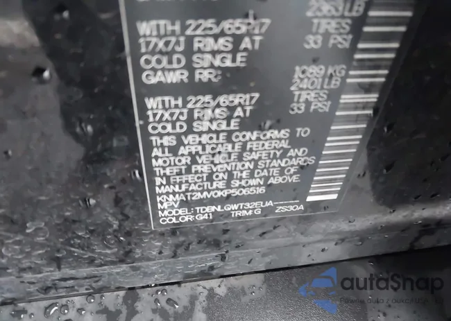 KNMAT2MV0KP506516: 43687936