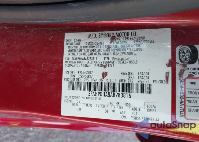 3FAHP0HA8AR283816: 43688066