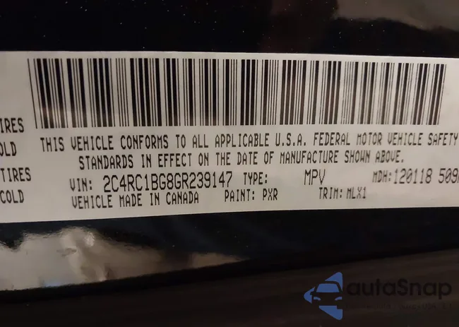 2C4RC1BG8GR239147: 43689229