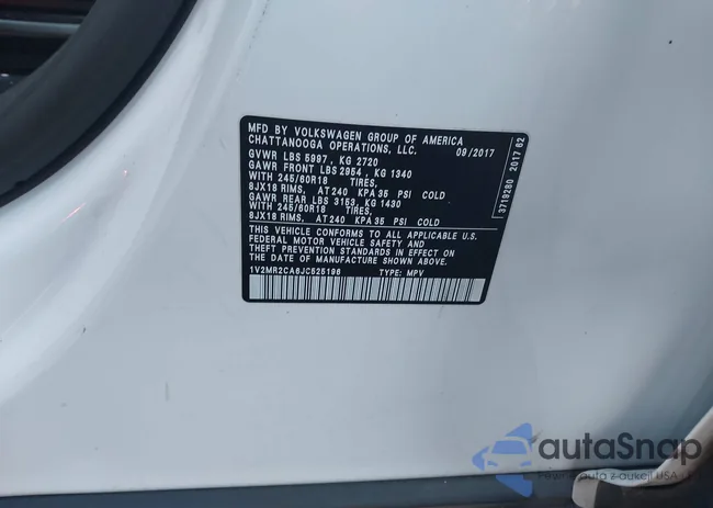 1V2MR2CA6JC525196: 43689256