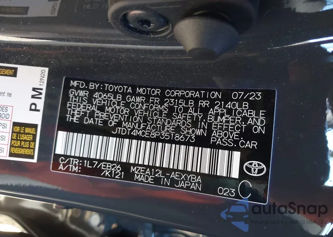 JTDT4MCE8P3518673: 43689268