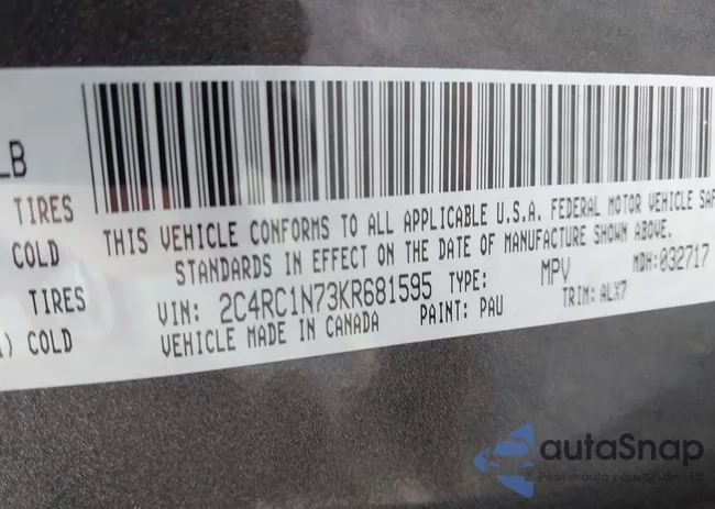 2C4RC1N73KR681595: 43690452