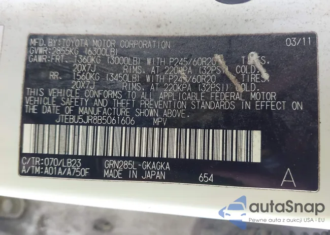 JTEBU5JR8B5061606: 43691152