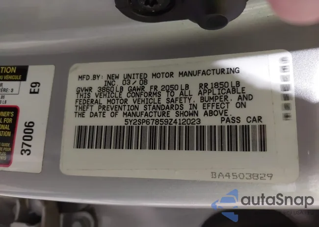 5Y2SP67859Z412023: 43691587