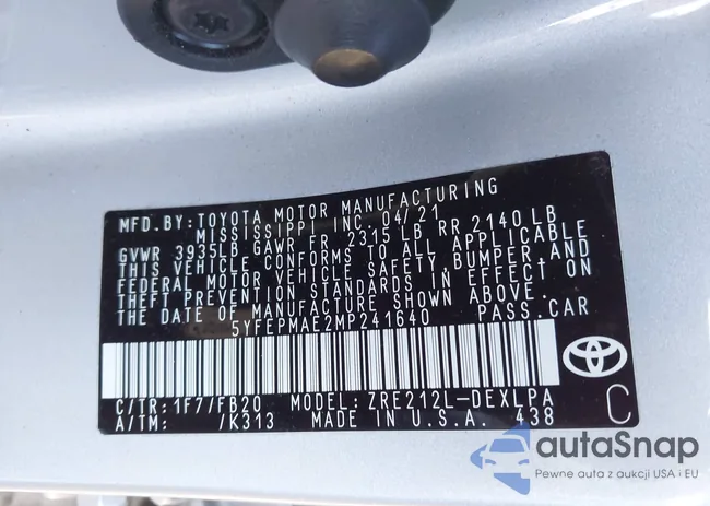 5YFEPMAE2MP241640: 43691007