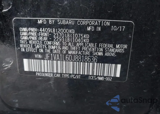 JF1VA1L60J8818636: 43692172