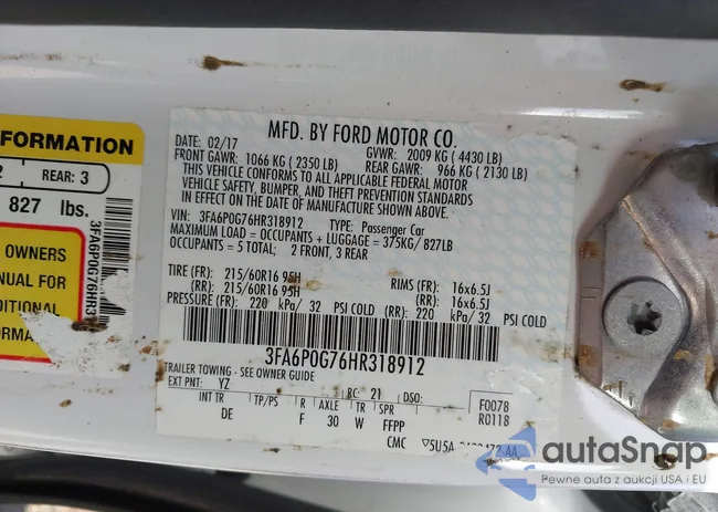 3FA6P0G76HR318912: 43692212