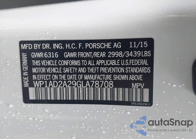 WP1AD2A29GLA78708: 43692299