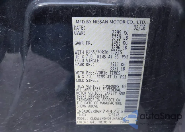 1N6AD0ER0GN744725: 43692491