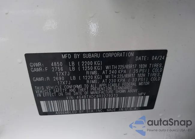 4S4BTADC8R3279313: 43692578