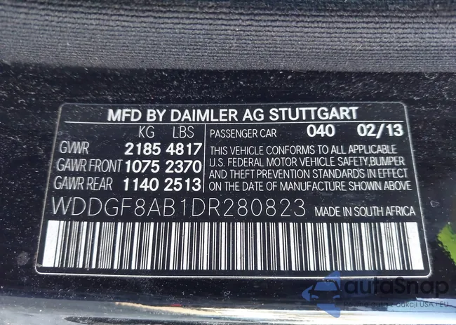 WDDGF8AB1DR280823: 43692645