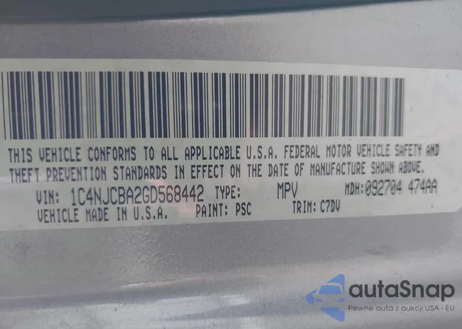 1C4NJCBA2GD568442: 43692646