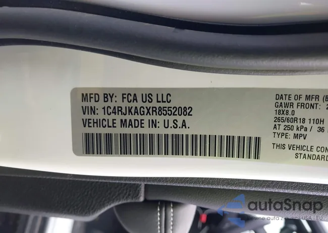 1C4RJKAGXR8552082: 43692013