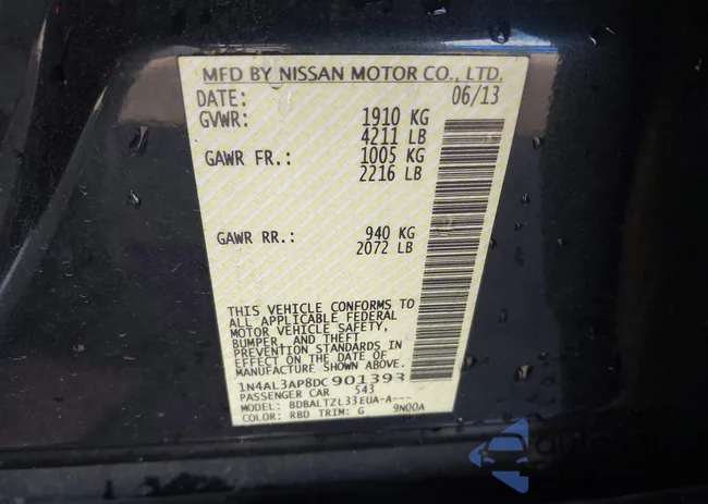 1N4AL3AP8DC901393: 43693027