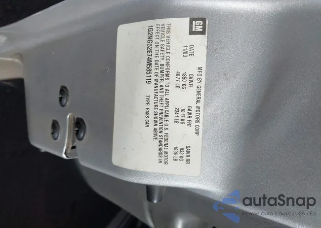 1G2NG52E74M585119: 43694151