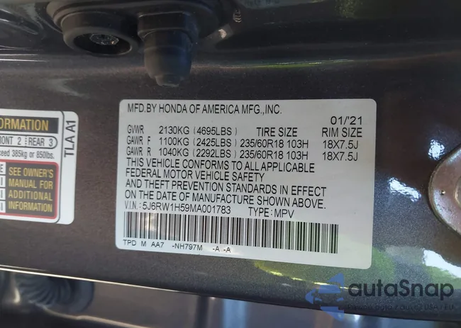 5J6RW1H59MA001783: 43694152