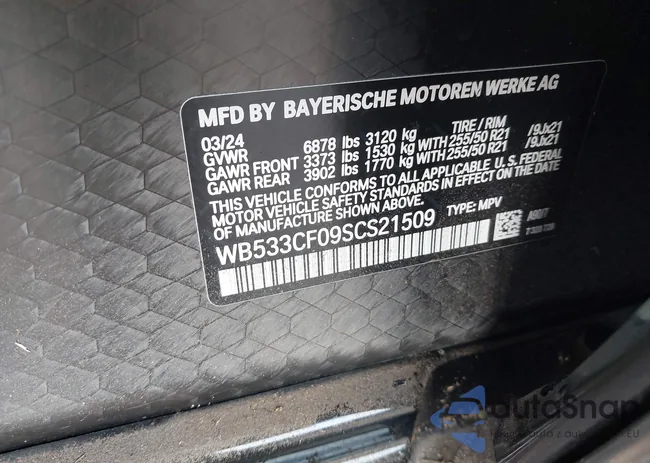 WB533CF09SCS21509: 43694264