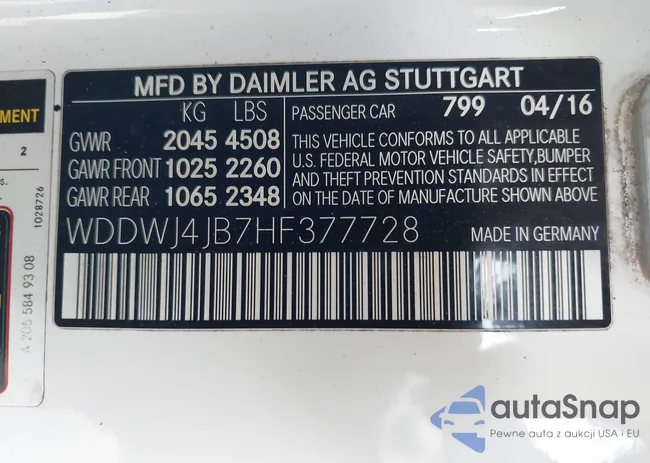 WDDWJ4JB7HF377728: 43694318