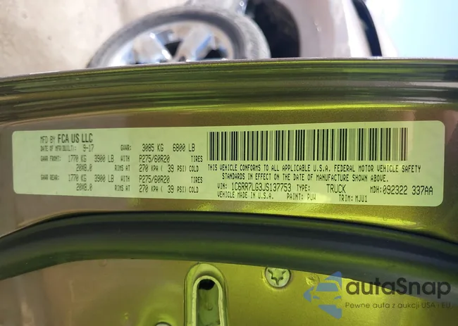 1C6RR7LG3JS137753: 43694368