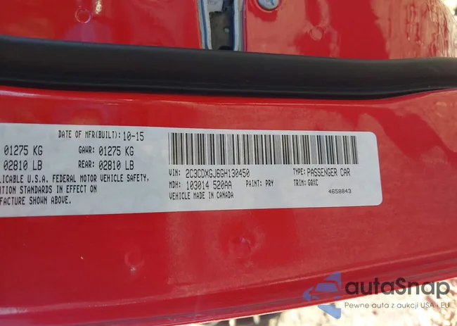 2C3CDXGJ6GH130450: 43694485