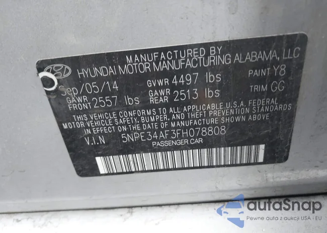 5NPE34AF3FH078808: 43693798