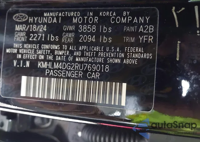 KMHLM4DG2RU769018: 43695592