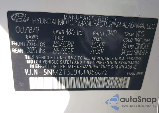 5NMZT3LB4JH086072: 43694757