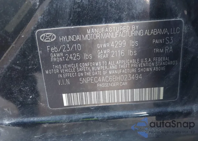 5NPEC4AC6BH023494: 43694761