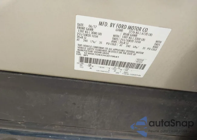 1FM5K7D8XHGD19641: 43694850