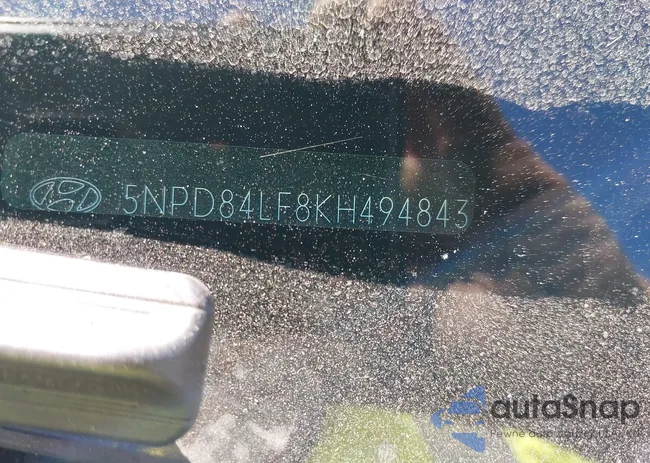 5NPD84LF8KH494843: 43696106