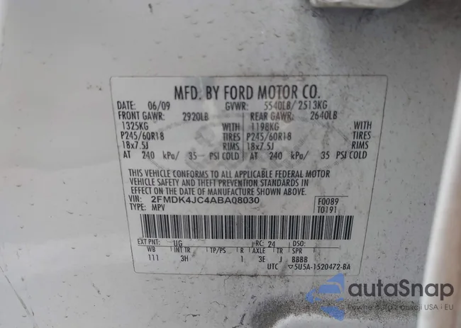 2FMDK4JC4ABA08030: 43696150