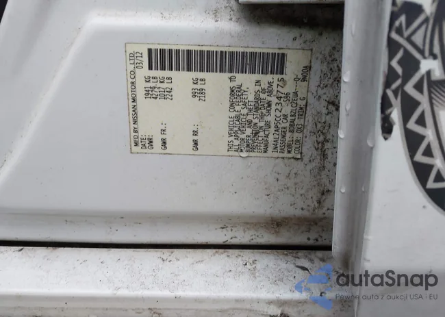 1N4AL2AP5CC234775: 43696182