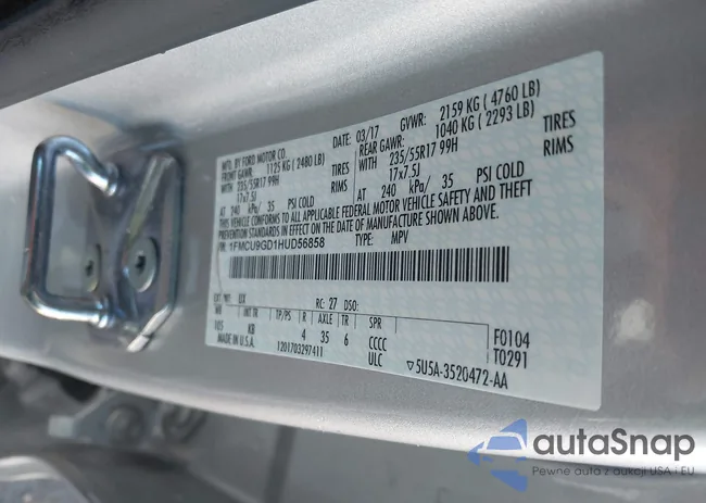 1FMCU9GD1HUD56858: 43696316