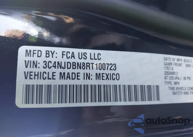 3C4NJDBN8RT100723: 43696426