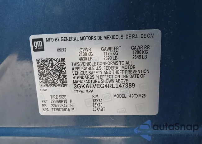 3GKALVEG4RL147389: 43696457