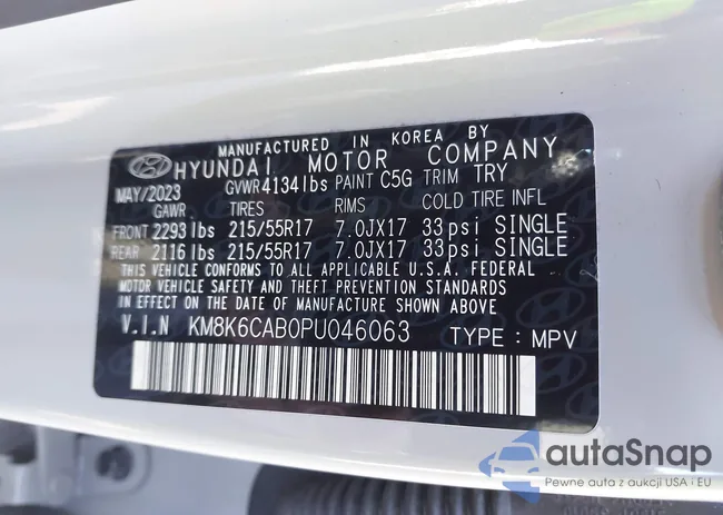 KM8K6CAB0PU046063: 43696539