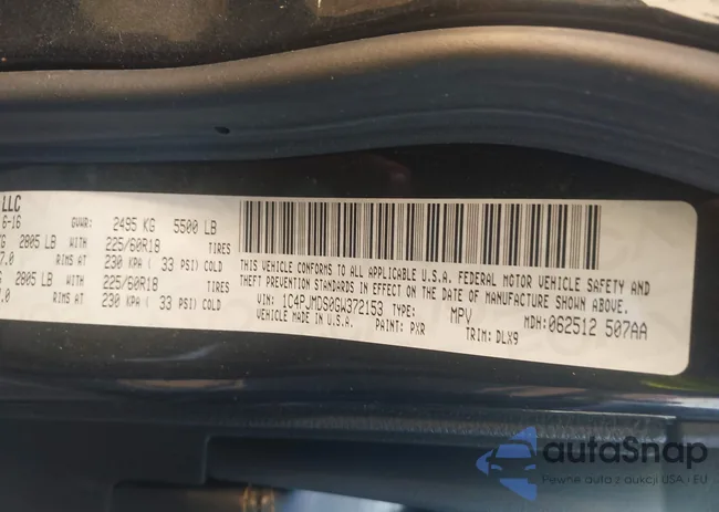 1C4PJMDS0GW372153: 43696624